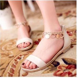 Handmade Elegant Casual Wear Flat Sandals on Luulla