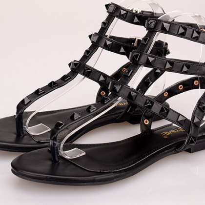casual rivet sandals