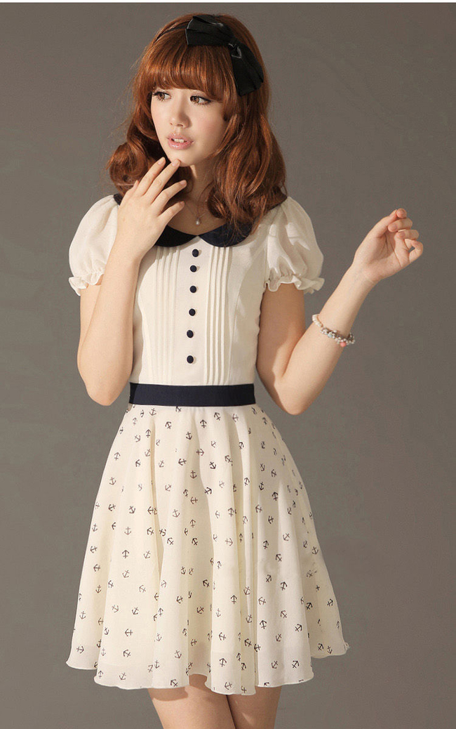 doll collar dress