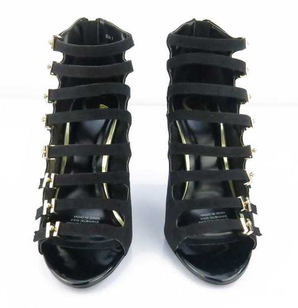 high sandals with straps